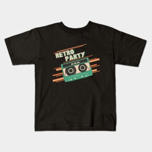 Retro Party Kids T-Shirt